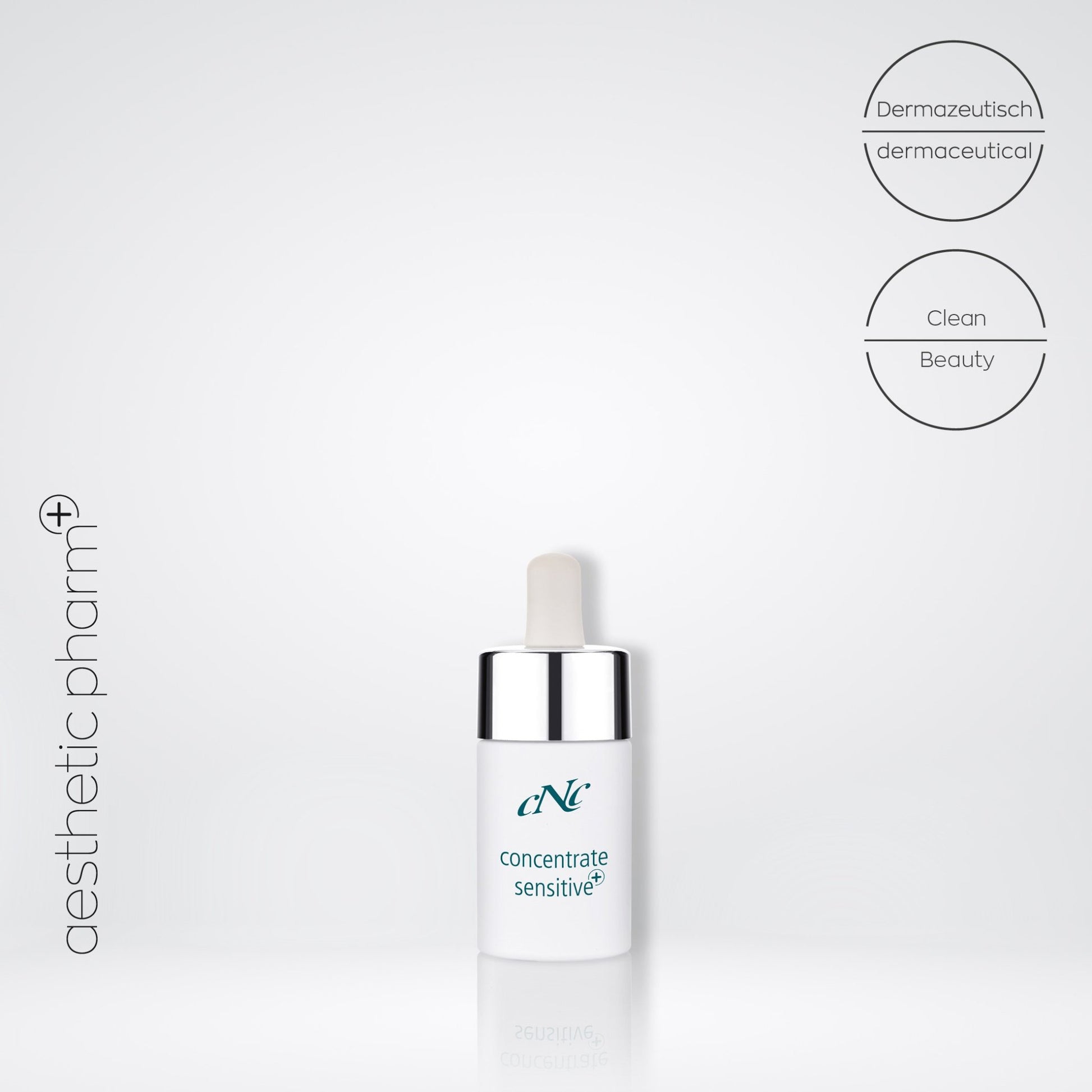 CNC Aesthetic pharm concentrate sensitive - Serum für empfindliche Haut - dermatologisch getestet - Vorderseite - Pure Luxe Luxury Cosmetics