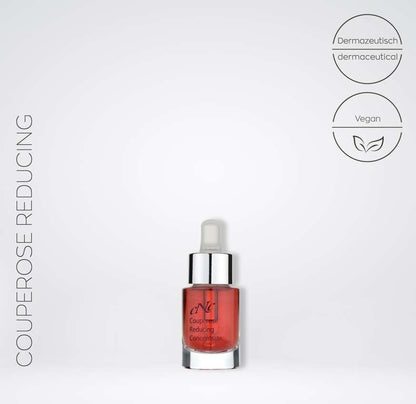 CNC Couperose Reducing Concentrate - reduziert Rötungen - organische Inhaltsstoffe - Vorderseite - dermatologisch getestet - vegan - Pure Luxe Luxury Cosmetics