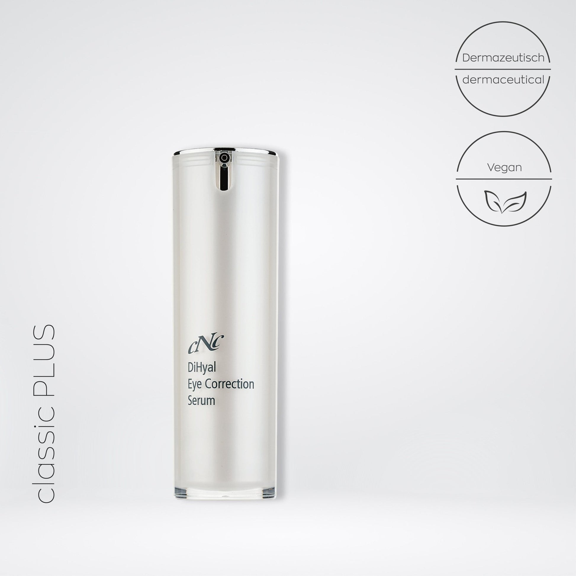 CNC DiHyal Eye Correction Serum -  Augenpﬂege Serum - gegen Schwellungen - Feuchtigkeit - dermatologisch getestet - vegan - Pure Luxe Luxury Cosmetics