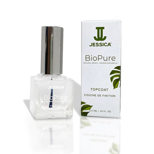 Jessica Nails BioPure Natural Origin Nail Polish Topcoat - Pure Luxe Luxury Cosmetics