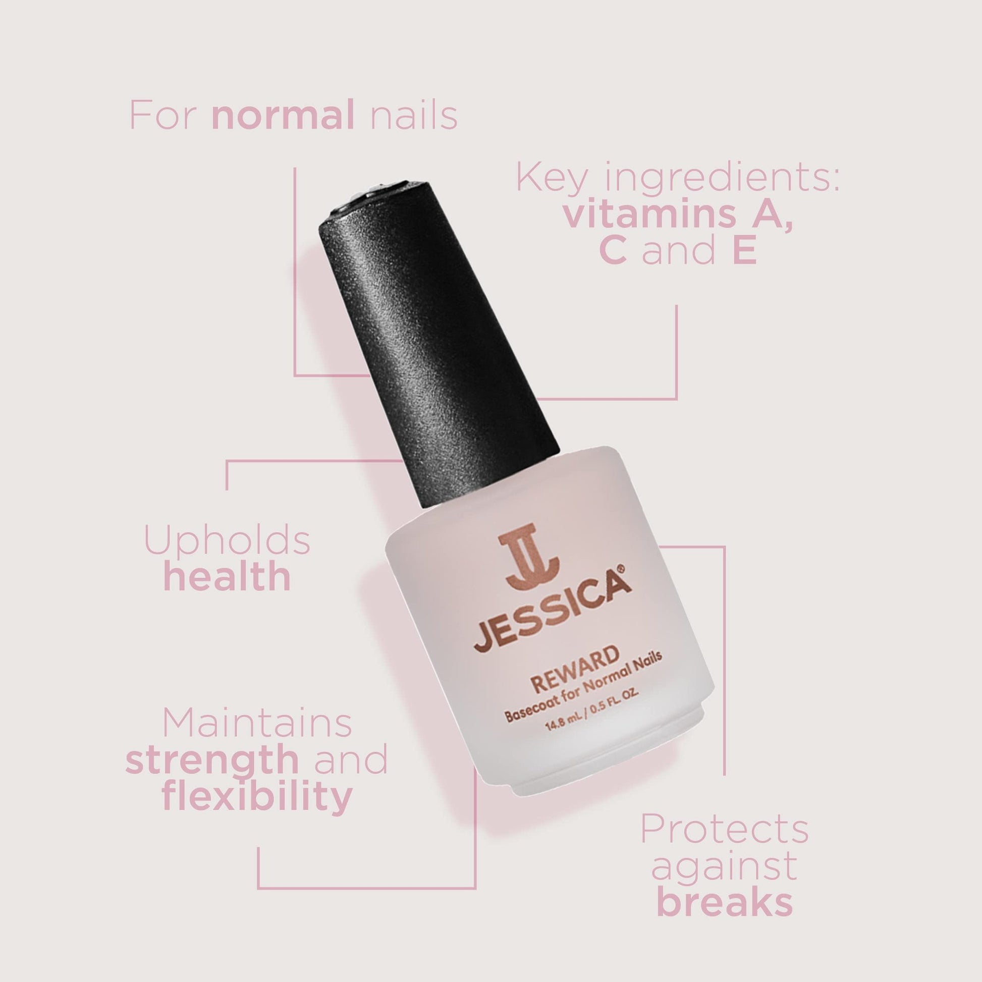 Jessica Nails Reward Basecoat - Pure Luxe Luxury Cosmetics