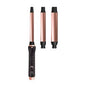 Sutra Trio Set Clipless Curling Irons Rose Gold - Pure Luxe Luxury Cosmetics